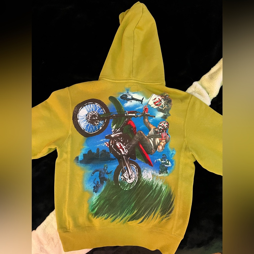 Wckdthghts kluxbusters OTR hoodie (pear green)
